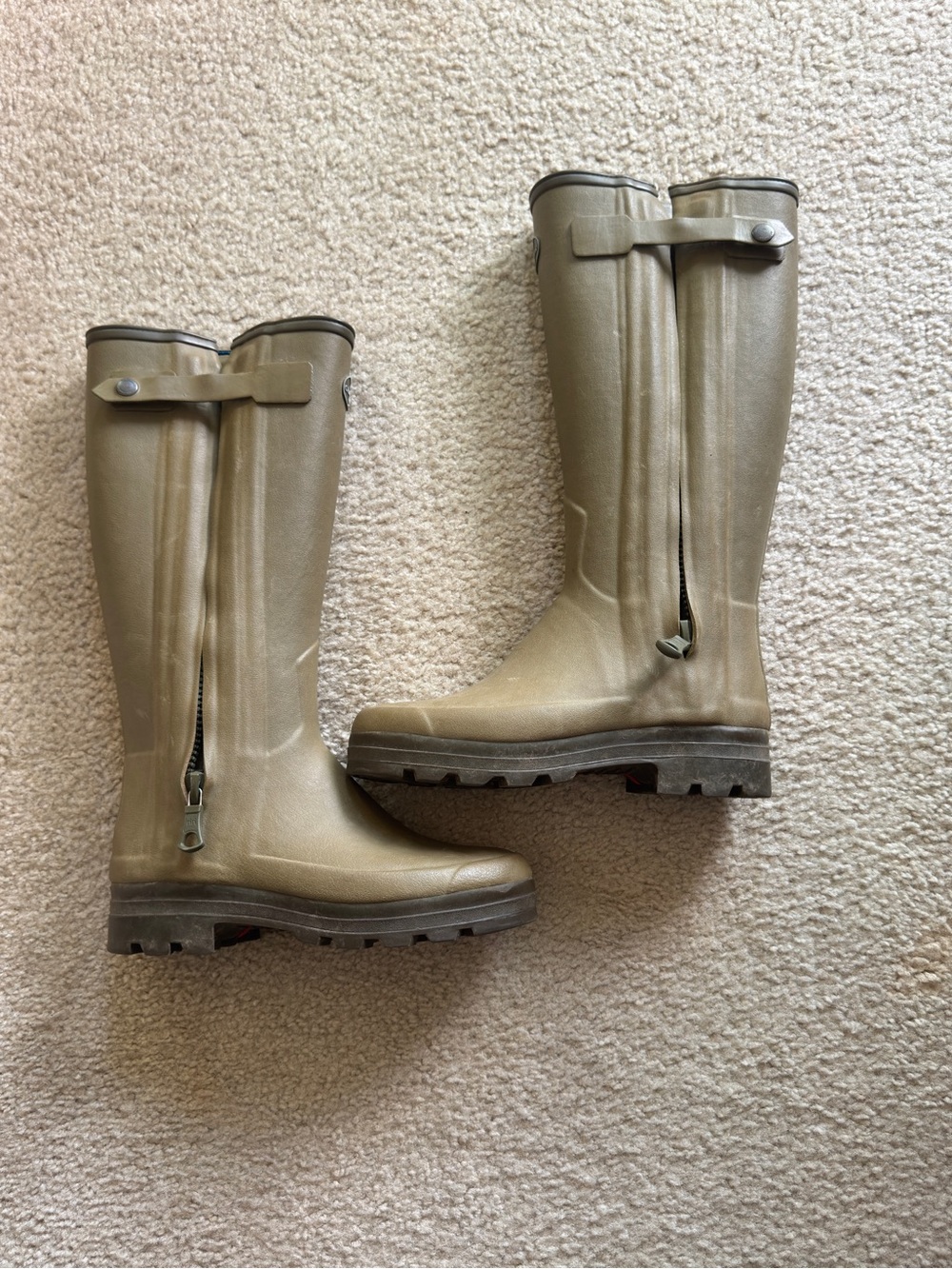 Men’s Le Chameau Chasseur Neoprene Lined Wellingtons.